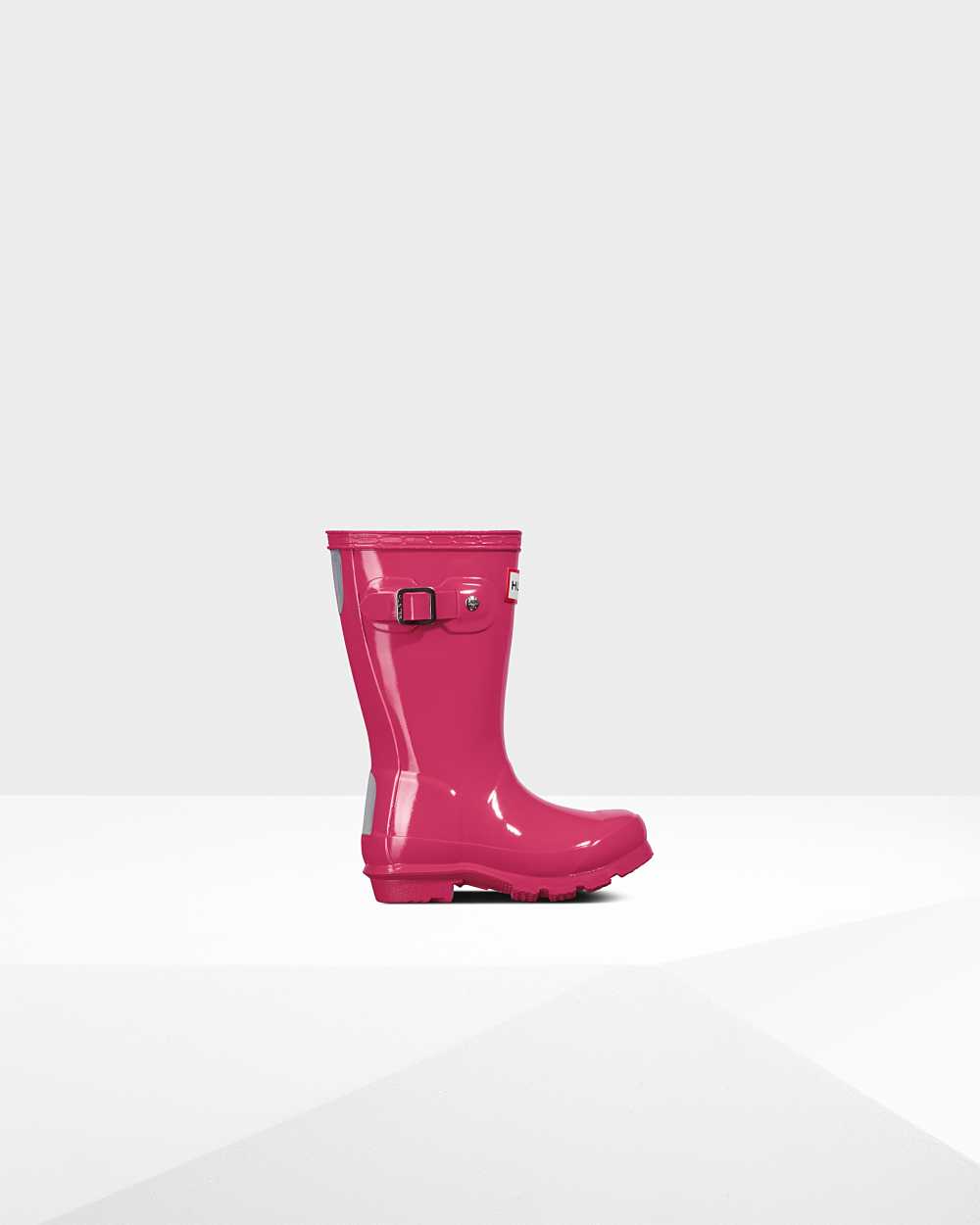 Hunter Original Little Gloss Kids Rain Boots NZ-98718M Light Pink